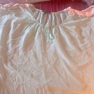 Ladies light green blouse by American Dream